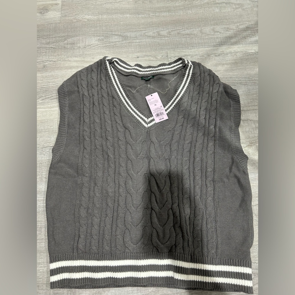 V-Neck Tank Top Sweater
